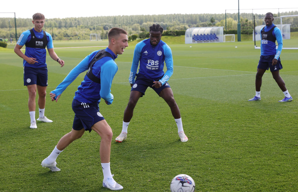 Leicester City Training Session and Press Conference