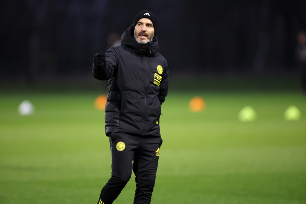 Leicester City Training Session and press conference