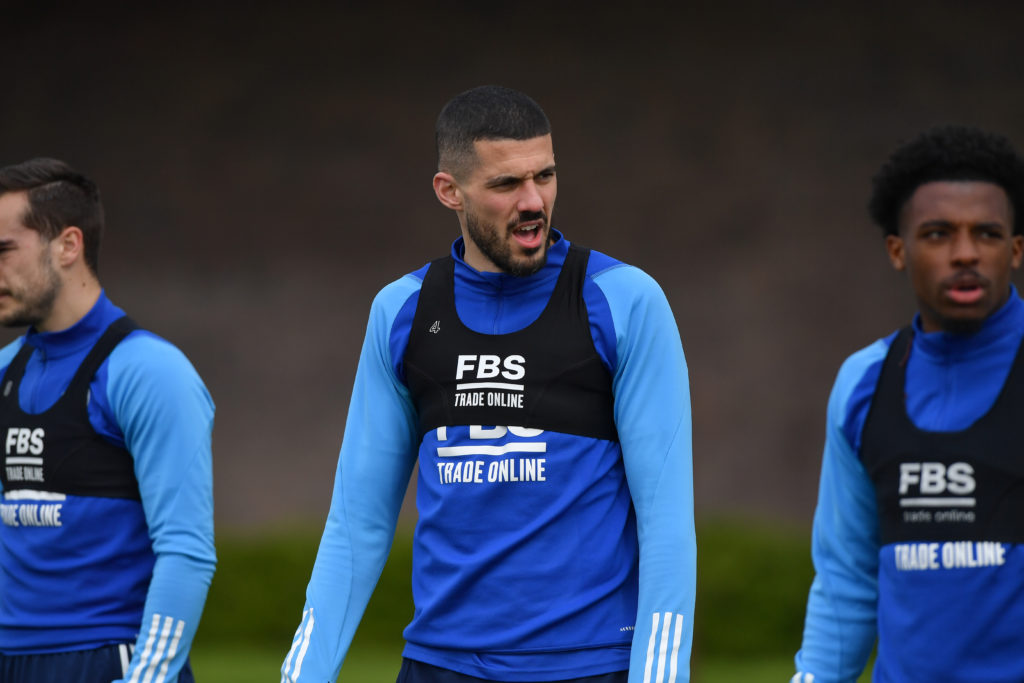 Leicester City Training Session and Press Conference