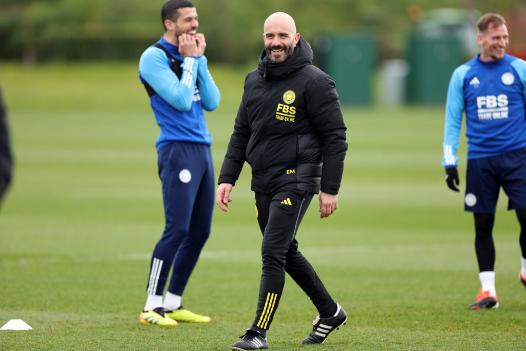Leicester City Training Session and press conference
