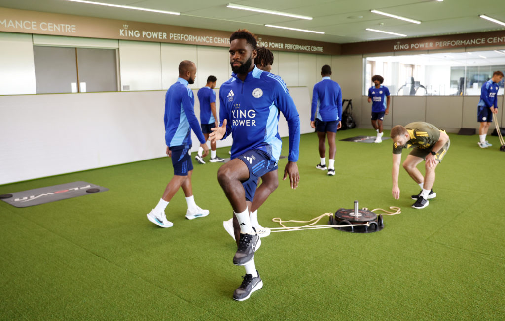 Leicester City Training Session and Press Conference