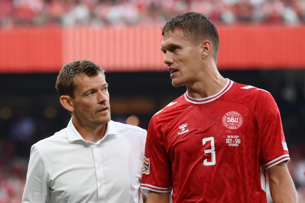 Denmark v Serbia - UEFA Nations League 2024/25 League A Group A4