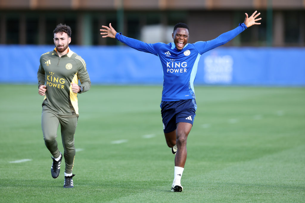Leicester City Training Session and Press Conference