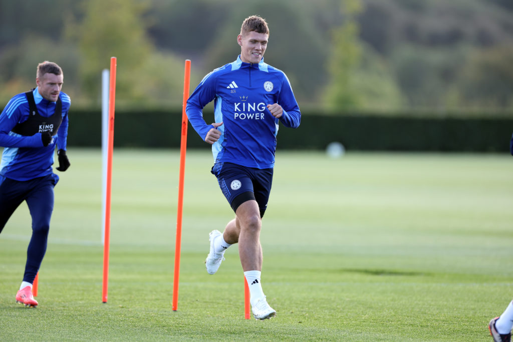 Leicester City Training Session and Press Conference