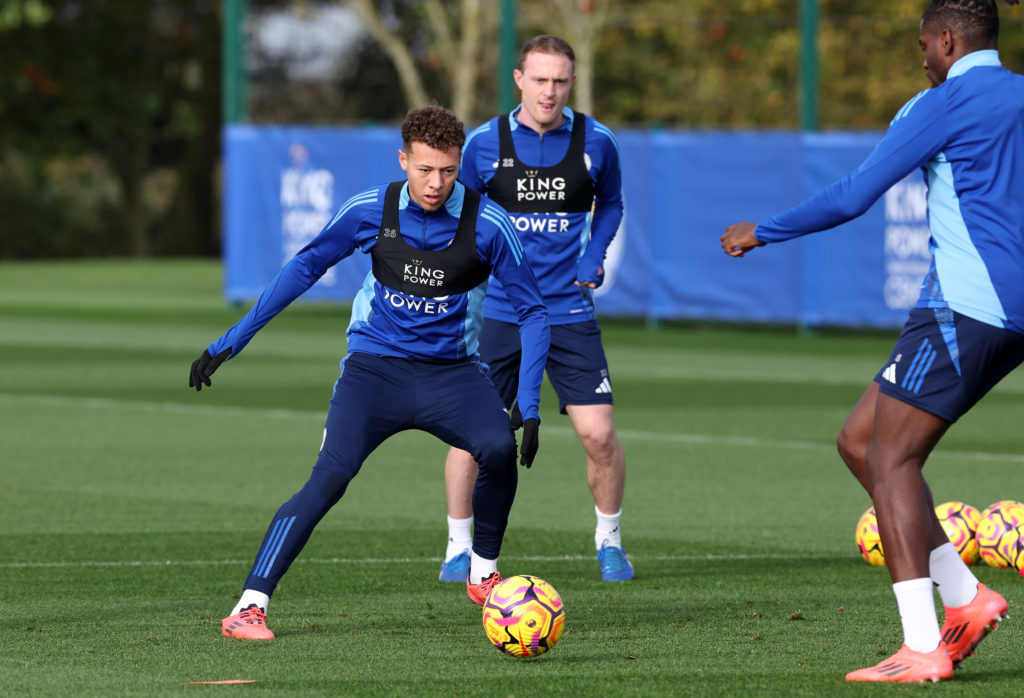 Leicester City Training Session and Press Conference