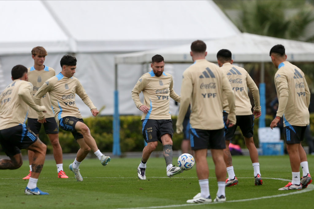Argentina Press Conference & Training Session