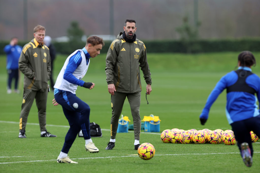 Leicester City Training Session and Press Conference