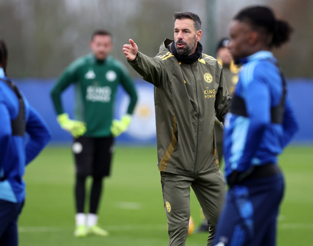 Leicester City Training Session and Press Conference