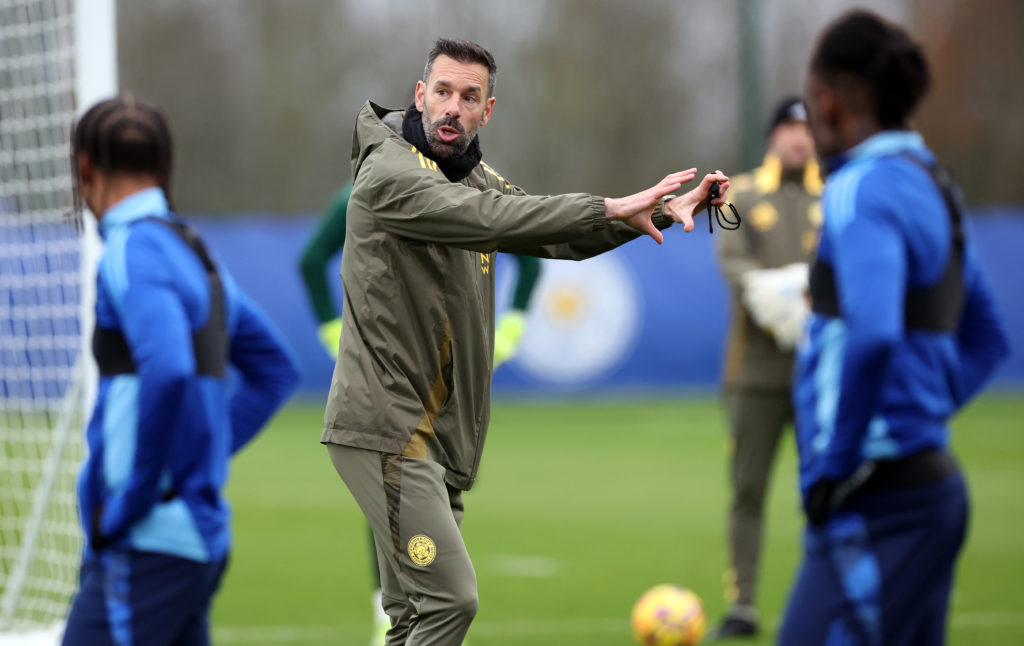 Leicester City Training Session and Press Conference