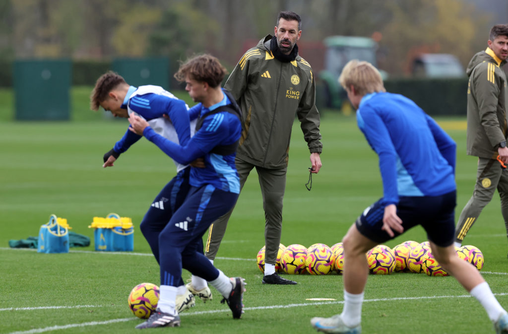 Leicester City Training Session and Press Conference