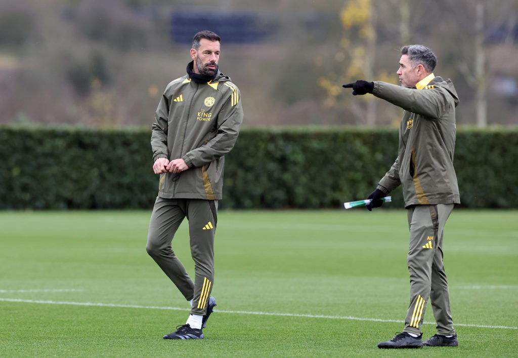 Leicester City Training Session and Press Conference