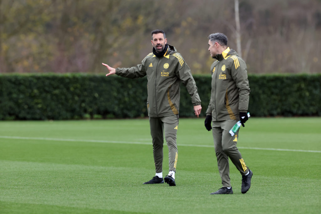 Leicester City Training Session and Press Conference