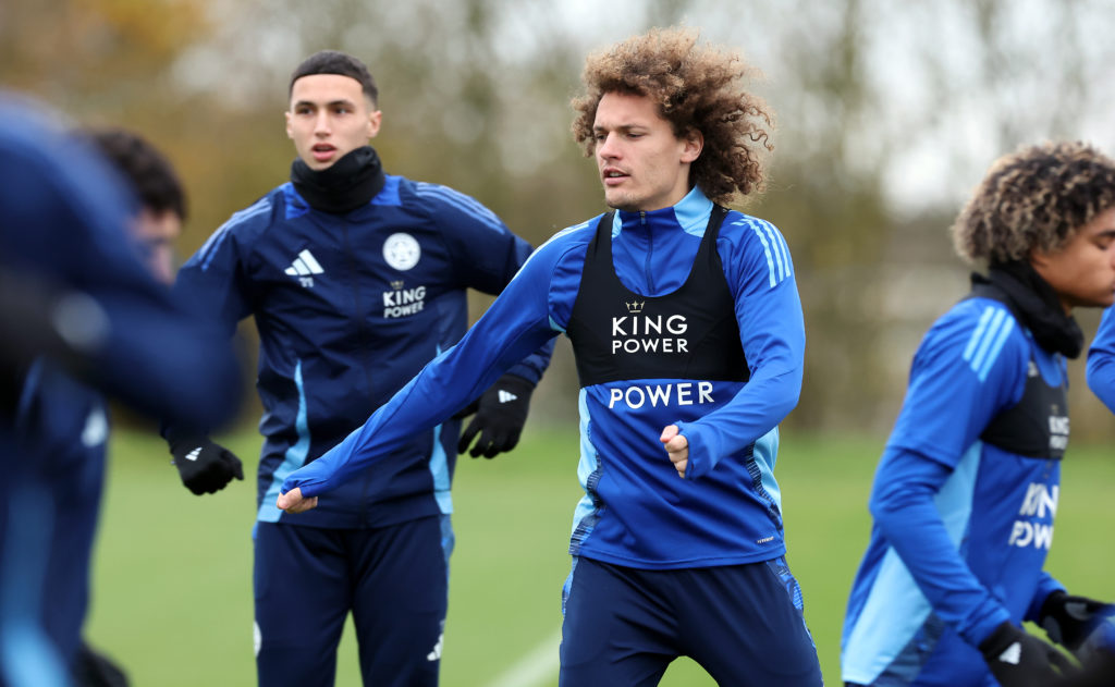 Leicester City Training Session and Press Conference