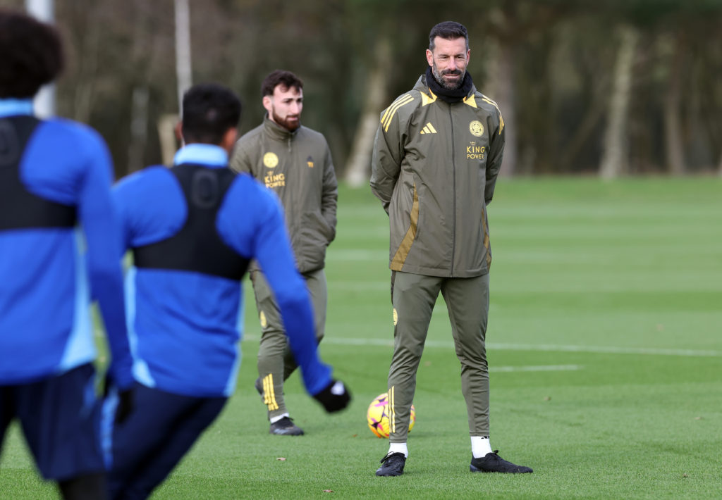 Leicester City Training Session and Press Conference