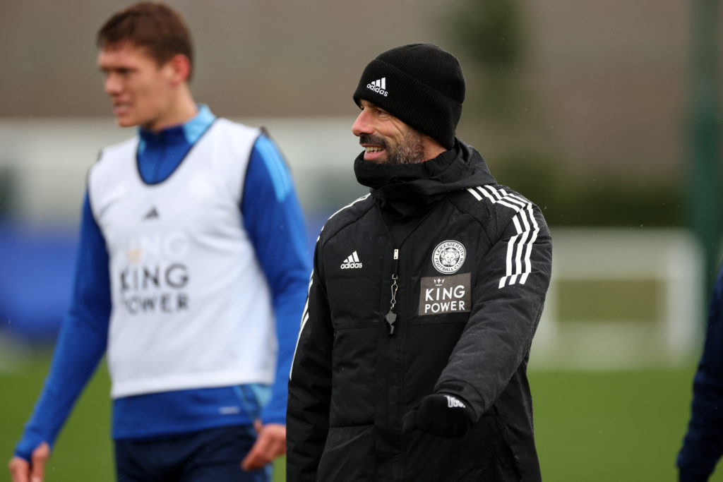 Leicester City Training Session and Press Conference