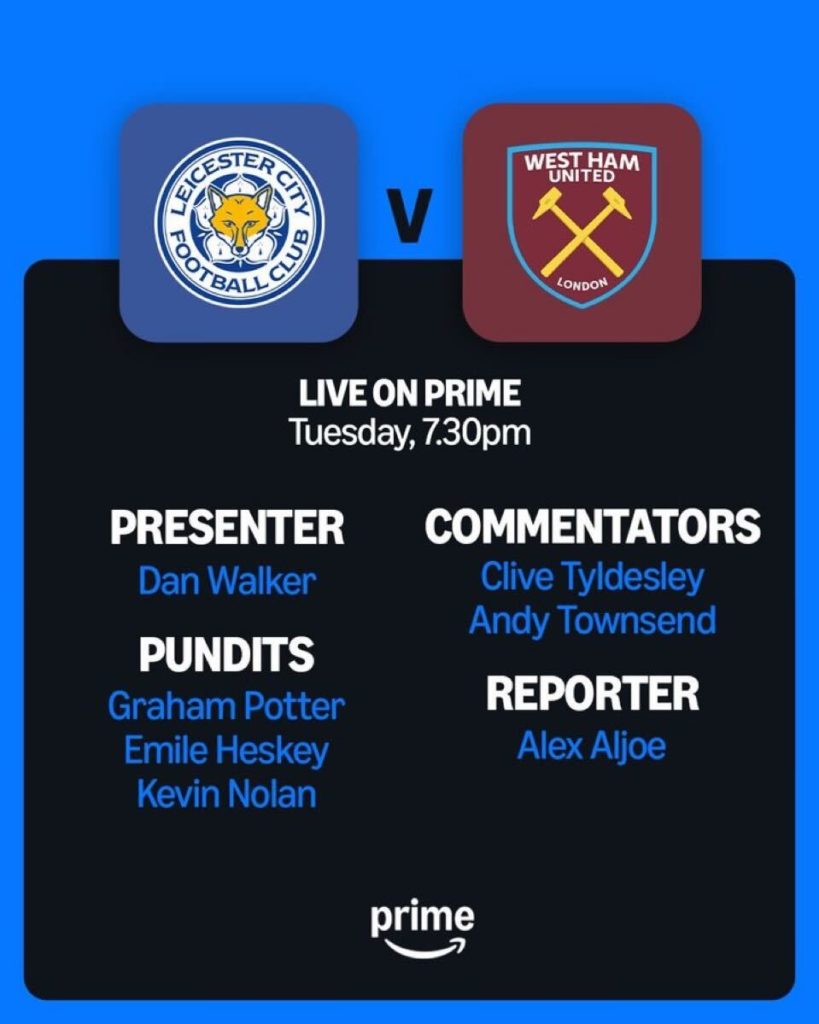 Graham Potter part of Amazon Prime punditry