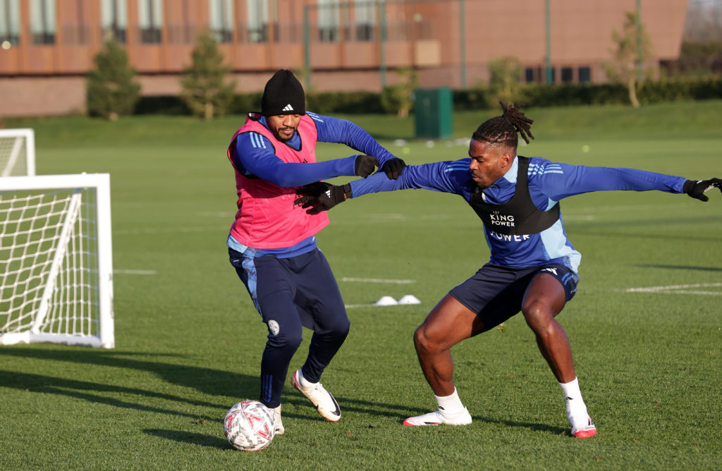 Leicester City Training Session and Press Conference