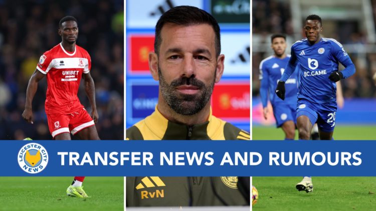 Middlesbrough's Emmanuel Latte Lath, Ruud van Nistelrooy and Leicester's Patson Daka for Leicester City News