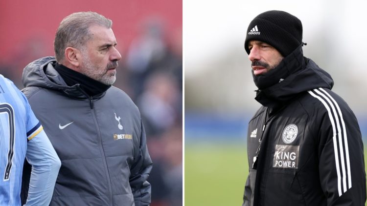 Ange Postecoglou and Ruud van Nistelrooy.