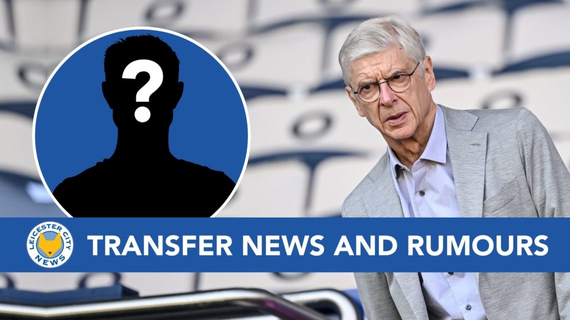 Arsene Wenger. Inset, a mystery player.