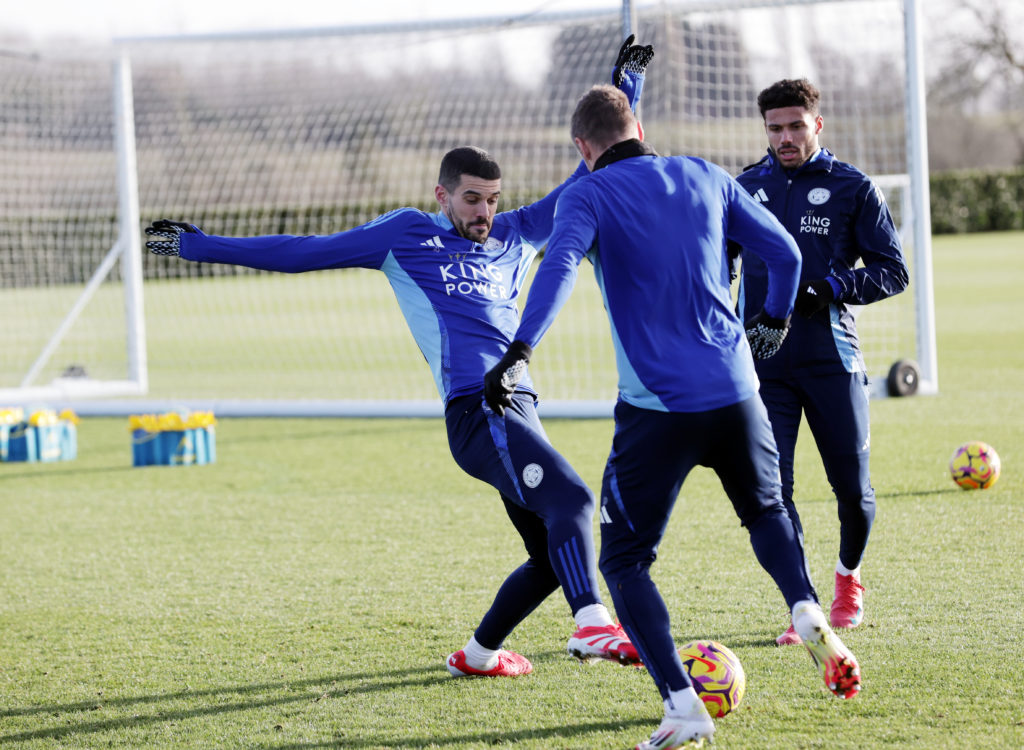 Leicester City Training Session and Press Conference