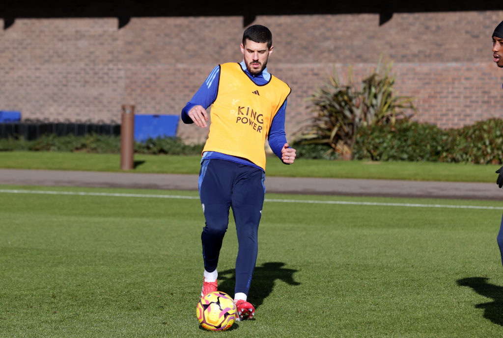 Leicester City Training Session and Press Conference