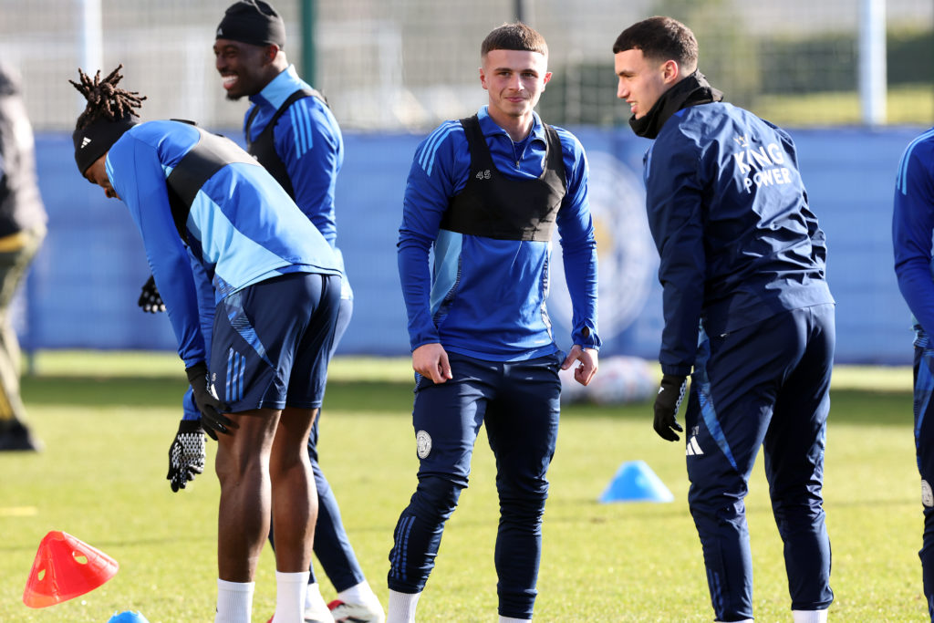 Leicester City Training Session and Press Conference