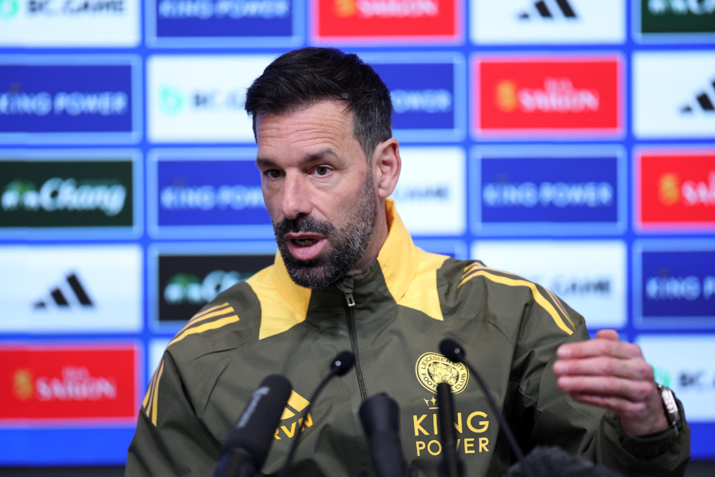 Leicester City Training Session and Press Conference