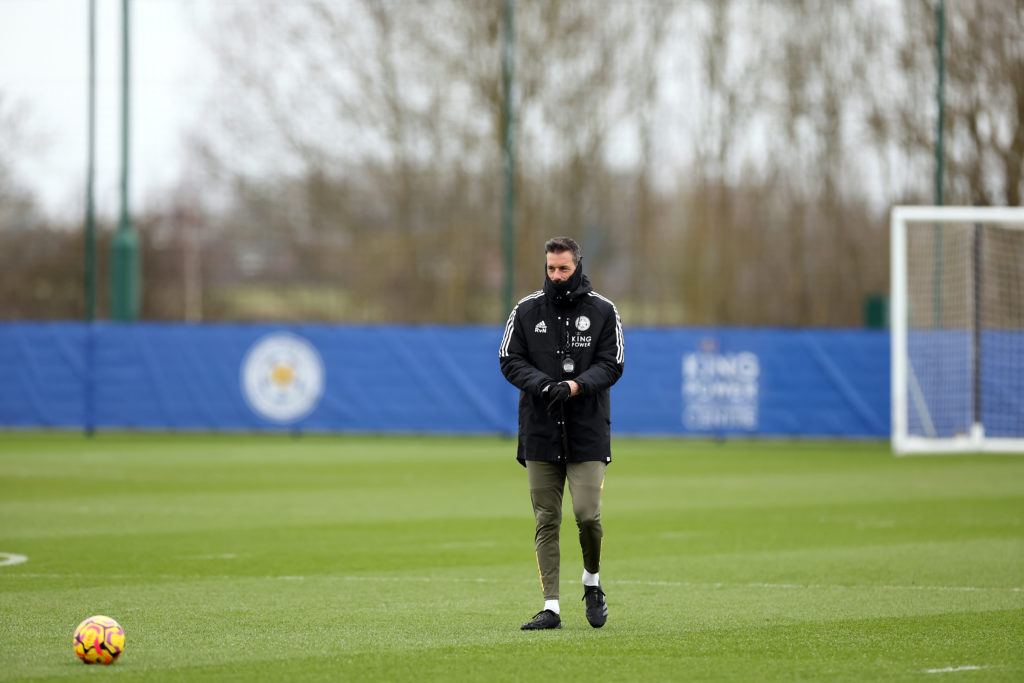 Leicester City Training Session and Press Conference