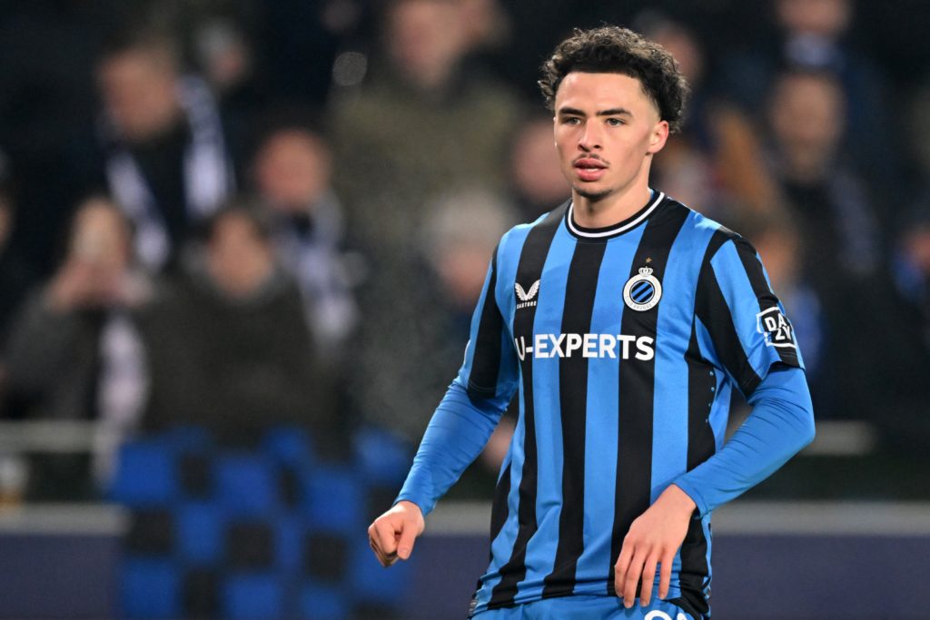 UEFA Champions League 2024/25 League Knockout Play-off First LegClub Brugge KV v Atalanta BC