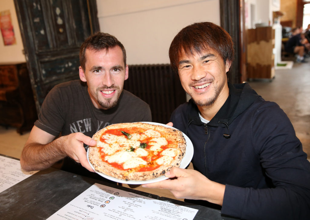 Leicester City Visit Peter Pizza