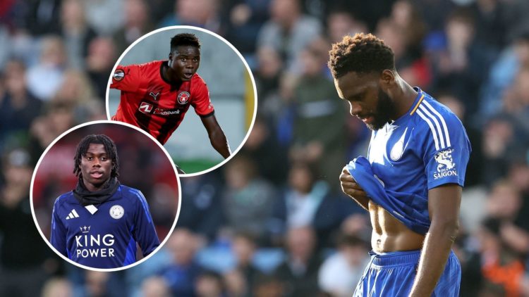 Odsonne Edouard and Jeremy Monga for Leicester City and Franculino Gluda Dju for FC Midtjylland