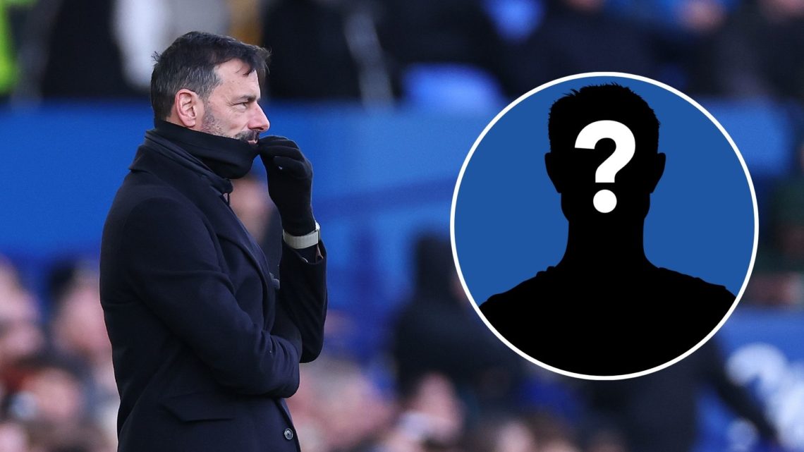 Ruud van Nistelrooy looks on. Inset, mystery player.