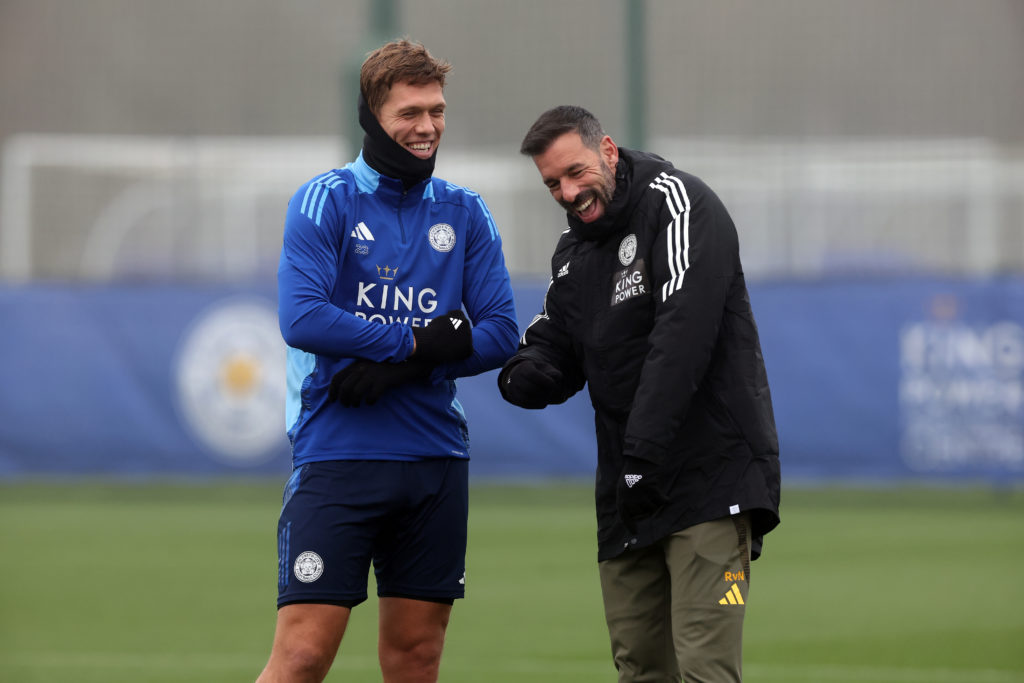 Leicester City Training Session and Press Conference