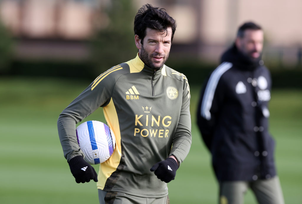 Leicester City Training Session and Press Conference