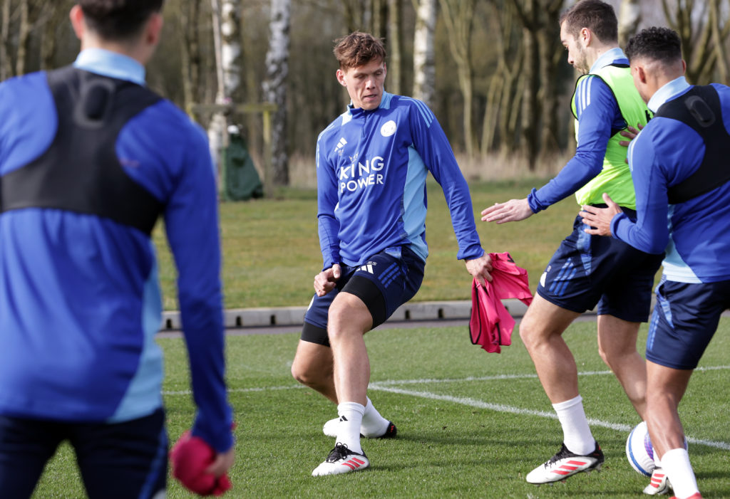 Leicester City Training Session and Press Conference