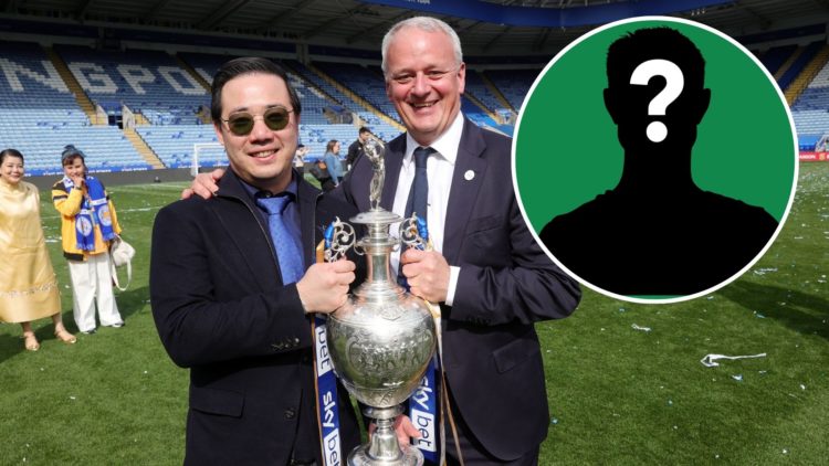 Leicester City owner Khun Top with Jon Rudkin. Inset of mystery player.
