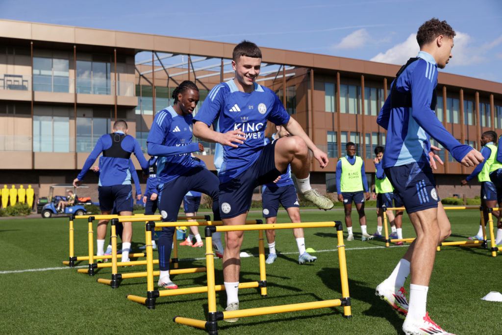 Leicester City Training Session and Press Conference