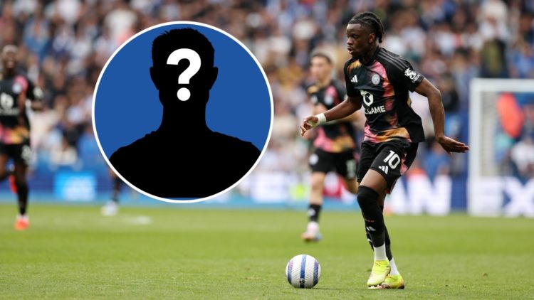 An image of Stephy Mavididi with a mystery player inset (circled).
